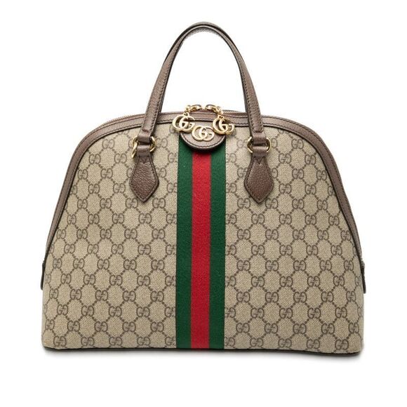 Gucci Handbags - Gucci Ophidia GG Supreme 524533 Beige Multicolor PVC Leather Women's Gucci